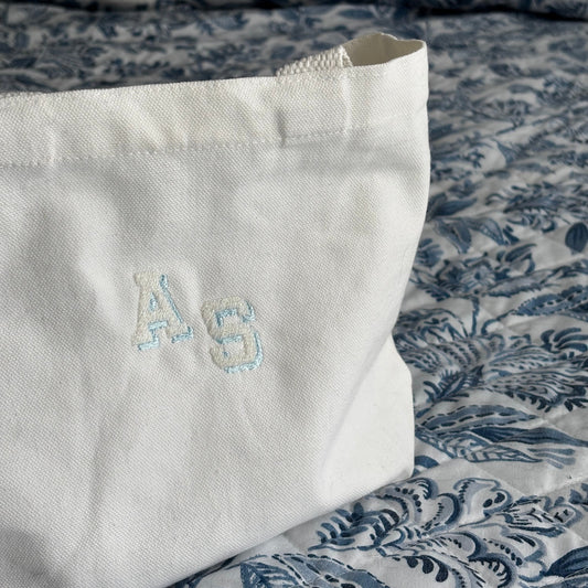 Clam Shell Mini Tote Bag - with Monogram