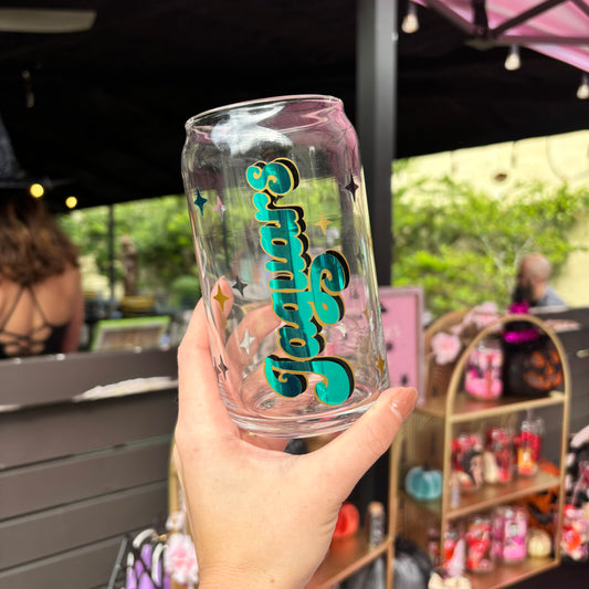 Vintage Money Jags Glass